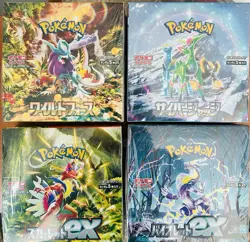 Pokemon japanese booster box lot (x4 Sealed) Scarlet & Violet - Image 1