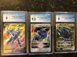 Origin Forme Dialga cgc 9 9.5 pokemon three card lot - Image 1