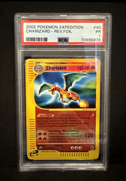 2002 Pokemon Expedition Charizard-Rev. Foil PSA 1 - Image 1