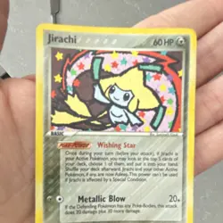 Pokemon Jirachi EX Deoxys 9/107 Holo Rare Stamped 60 HP English Card - Image 3