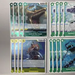 One Piece OP11/OP10/ST16 Shirahoshi (Green/Yellow) Deck + 10 DON!! NM/M 61 Cards - Image 3