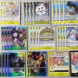 One Piece OP11/OP10/ST16 Shirahoshi (Green/Yellow) Deck + 10 DON!! NM/M 61 Cards - Image 5
