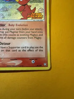 Magby 24/109 Reverse Holo Stamped Ex Team Rocket Returns Rare Pokemon Card - Image 4