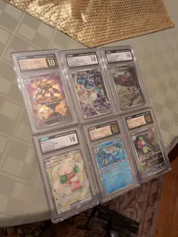 Lot Of 6 - CGC 10 Alakazam Liepard Whimsicott + 250 Pokemon Cards Rare Holo ++ - Image 1