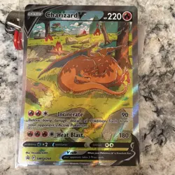 Pokemon Charizard V SWSH260 Promo Holo Card TCG Basic 220 HP English - Image 2