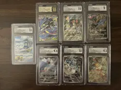 LOT OF 7 CGC GRADED POKEMON CARDS - Image 1