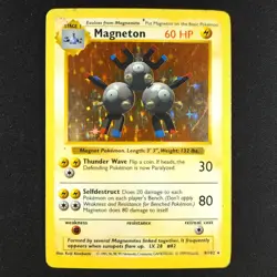 Magneton 9/102 Holo - Base Set Shadowless - Pokemon Card - Image 1