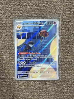 Team Rocket's Orbeetle 198/182 Illustration Rare Destined Rivals Pokemon Card - Image 1