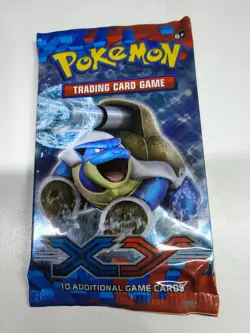 Pokemon TCG Blastoise XY Booster Pack 10 Cards Factory Sealed 2014 English - Image 1