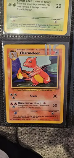 Charmeleon - 24/102 - Pokemon Base Set Unlimited Card WOTC NM - Image 5
