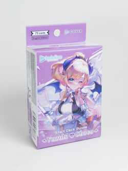 hololive OFFICIAL CARD GAME ENGLISH Purple Yuzuki Choco Starter Deck UK - Image 1