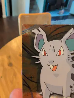 POKEMON CARD Foil NIDORAN #29 Black Label Topps TV Animation Edition - Image 2