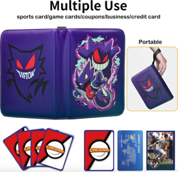 Gengar Pokemon Inspired Card Album Book Case Pocket Binder for Trading Cards - Image 3
