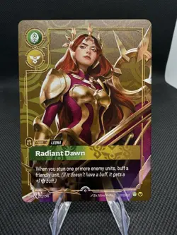 Riftbound LEONA Radiant Dawn METAL Card Houston Prize Wall Exclusive Promo - Image 1