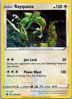 Rayquaza Promo SWSH: Sword & Shield Promo Cards SWSH029 NM - Image 1