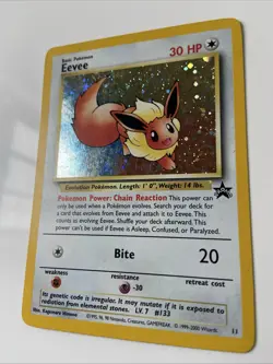Eevee 11 Black Star Promo Holo Card WOTC - Image 1