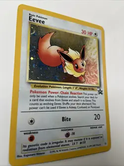 Eevee 11 Black Star Promo Holo Card WOTC - Image 2