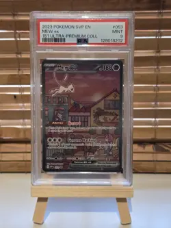 Mew ex 053 Sv: Scarlet & Violet Promo Cards Holo PSA 9 - Image 1