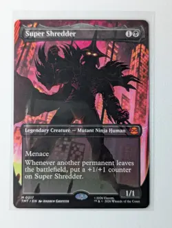 Super Shredder (Borderless) Teenage Mutant Ninja Turtles Regular 0217 MTG - Image 1