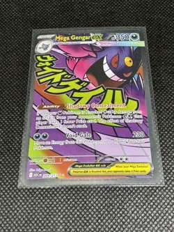 Pokemon Mega Gengar EX Foil Card 269/217 English Psychic Stage 2 TCG - Image 1