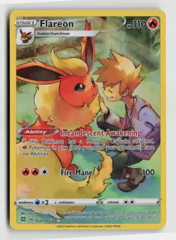 Pokemon - Flareon - TG01/TG30 SWSH09: Brilliant Stars Trainer Gallery - NM - Image 1
