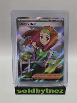 Pokemon TCG Daisy's Help 195/165 Ultra Rare Full Art Trainer SV: 151 Near Mint - Image 1