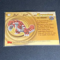 2003 Topps Pokemon Advanced Groudon #36 RARE FOIL HOLO LP - Image 5