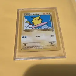 Pokemon TCG Surfing Pikachu WOTC Black Star Promo - Image 2