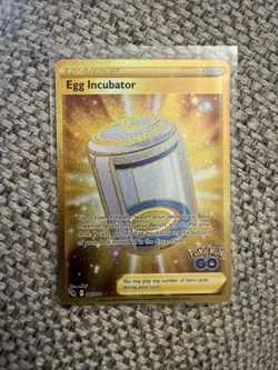 Egg Incubator 087/078 - Pokemon Go - Gold Secret Rare - Near Mint - Pokemon TCG - Image 1