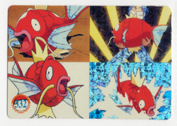 Pokemon 1995 Pocket Monsters Vending Prism Holo Sticker #332 Magikarp - Image 1