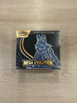 Pokemon TCG Mega Evolution Elite Trainer Box ETB Factory Sealed New In Box - Image 1