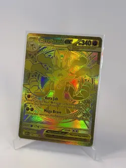 Pokemon Mega Lucario EX 188/132 Me01: Mega Evolution Mega Hyper Rare Holo 340 HP - Image 1