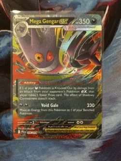Pokemon TCG Mega Gengar Ex - ME02: Phantasmal Flames 56/94 Double Rare NM - Image 1