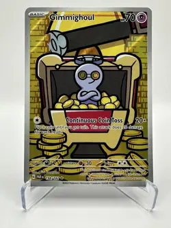 Gimmighoul 198/182 SV04: Paradox Rift Holo Pokemon Near Mint - Image 1