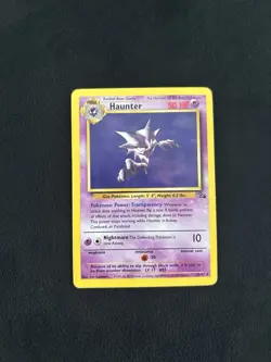 Haunter 21/62 Fossil Regular Pokemon TCG - MP - Image 1