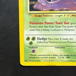 Vintage Pokemon Holo Muk Fossil 13/62 Wizards Of The Coast 1999 - Image 4