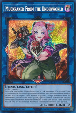 Muckraker From the Underworld MP23 Prismatic Secret Rare 1st edition Yugioh - Image 1