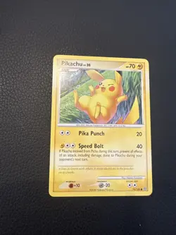 Pikachu - 70/100 - Pokemon Stormfront Non-Holo Card - Image 1