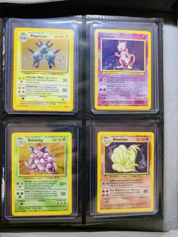 Base Set 102/102 Complete Master Set LP to HP Pokemon Cards Original ~ RARE! - Image 4