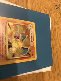 Pokemon TCG Charizard Base Set Holo Unlimited Rare Card 4/102 LP Condition - Image 4