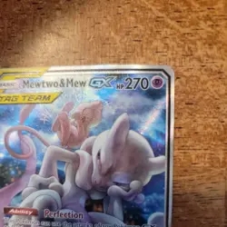 Pokemon Mewtwo and Mew GX TCG Sun & Moon Holo Promo Card #SM191 - Image 4