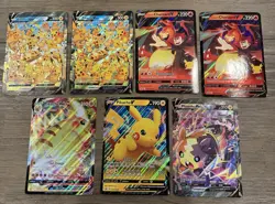 Pokemon TCG Jumbo Card Lot Pikachu v Union, Lance’s Charizard, Pikachu VMAX & V - Image 1