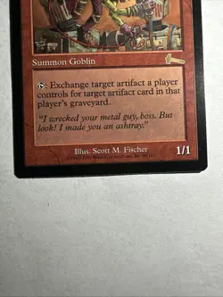 MTG Magic the Gathering Goblin Welder Urza's Legacy Rare Card LP - Image 3