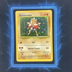 ⭐ Hitmonchan 7/102 ⭐ Original Holo Rare Base Set Pokemon Card 1999 WOTC TCG - Image 2