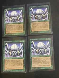 MtG 4x Woolly Spider Ice Age Magic the Gathering - Image 1