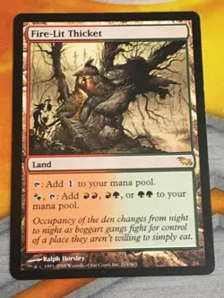 D1148 MAGIC GATHERING SHADOWMOOR FIRE-LIT THICKET #271 MP R MTG - Image 1