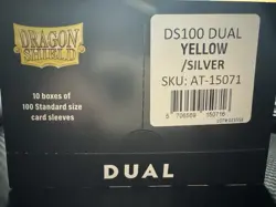 Dragon Shield Standard Dual Matte Yellow & Silver Case Display - 10ct - Image 3