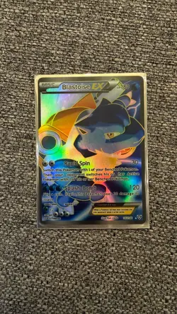 Pokemon Blastoise EX Holo Basic 142/146 180 HP English Pokemon TCG 2014 Card - Image 1