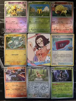 Sexy Anime Waifu Card and 8 pokemon cards - Image 1