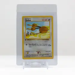 Doduo Pokemon 1st edition base set 48/102 1999 stamp raw mint clean WOTC - Image 1